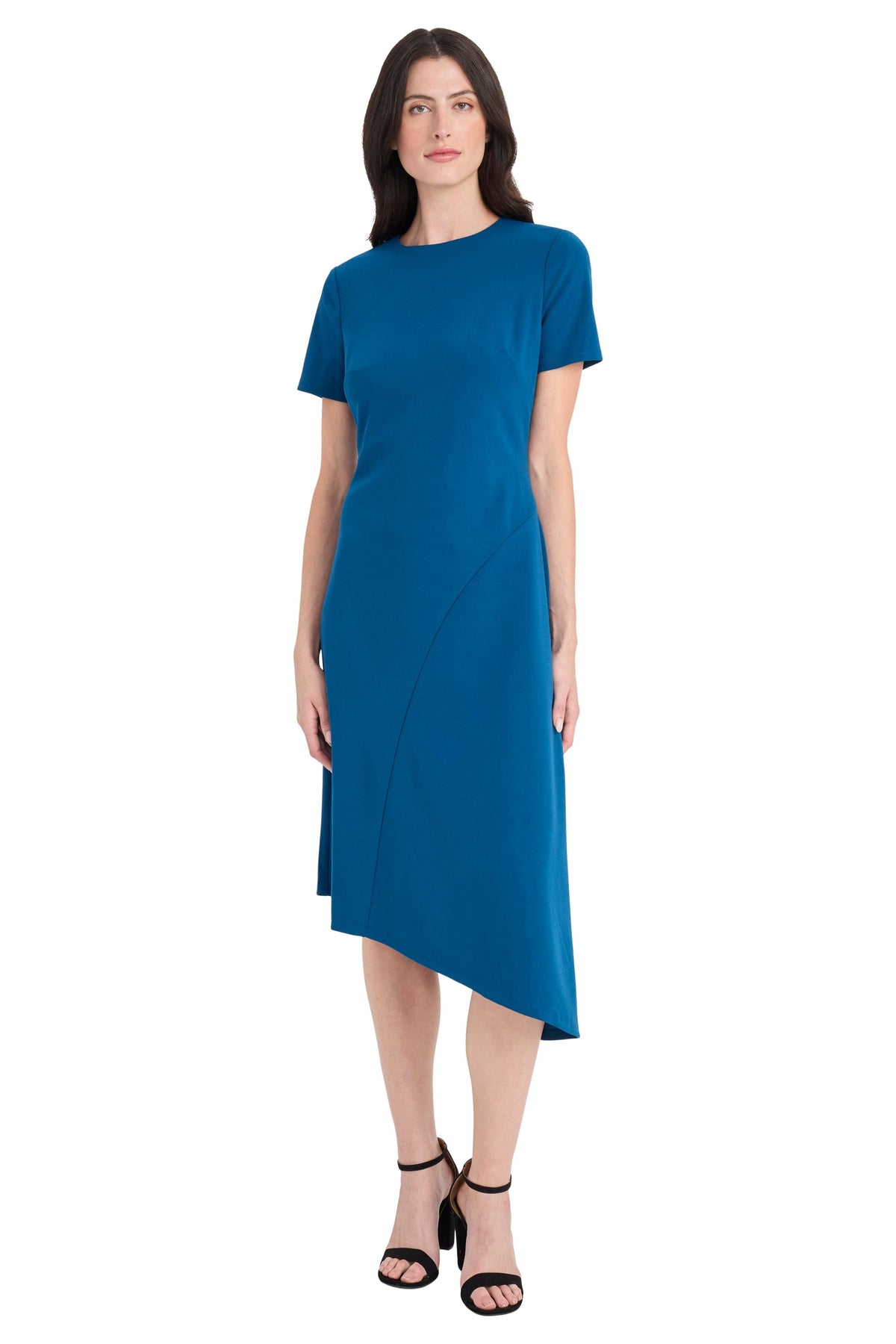 Whitney Asymmetrical Midi Dress