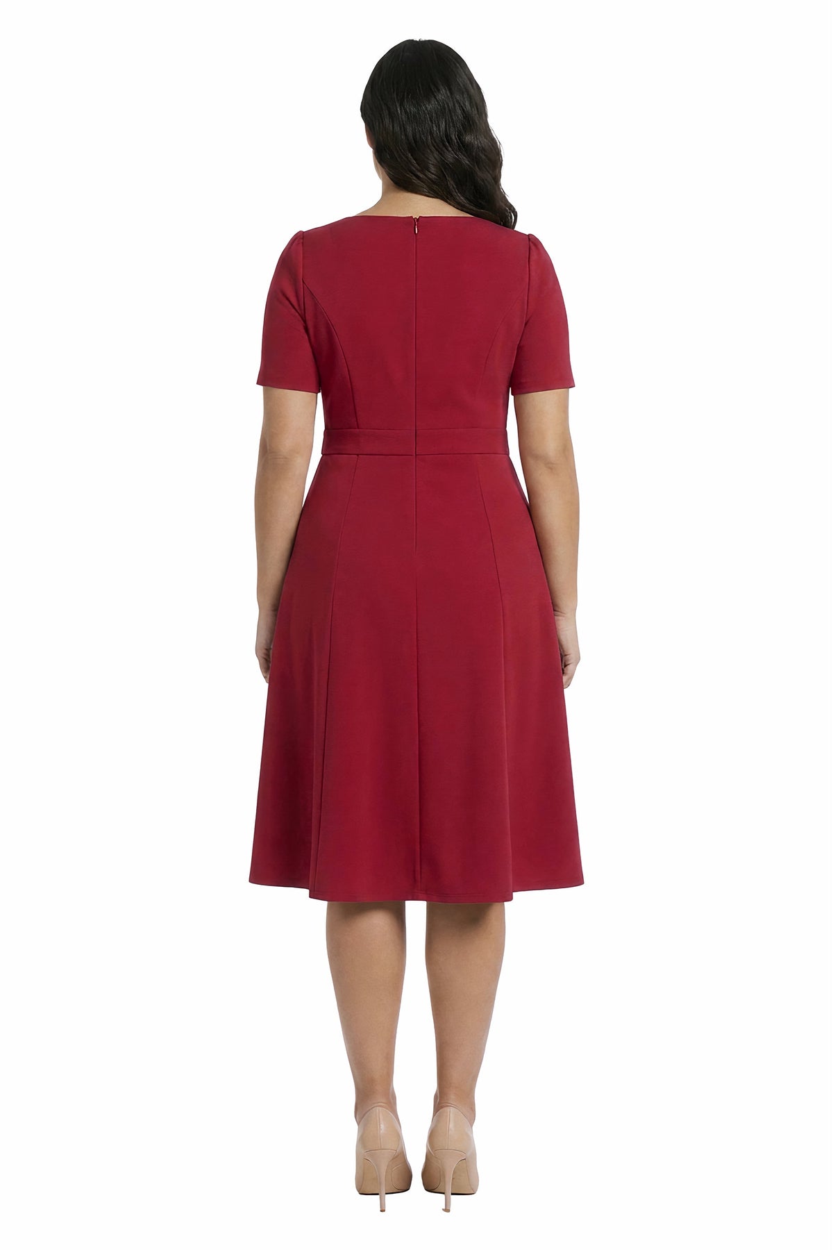 Quill Side Tab Dress with Buckle