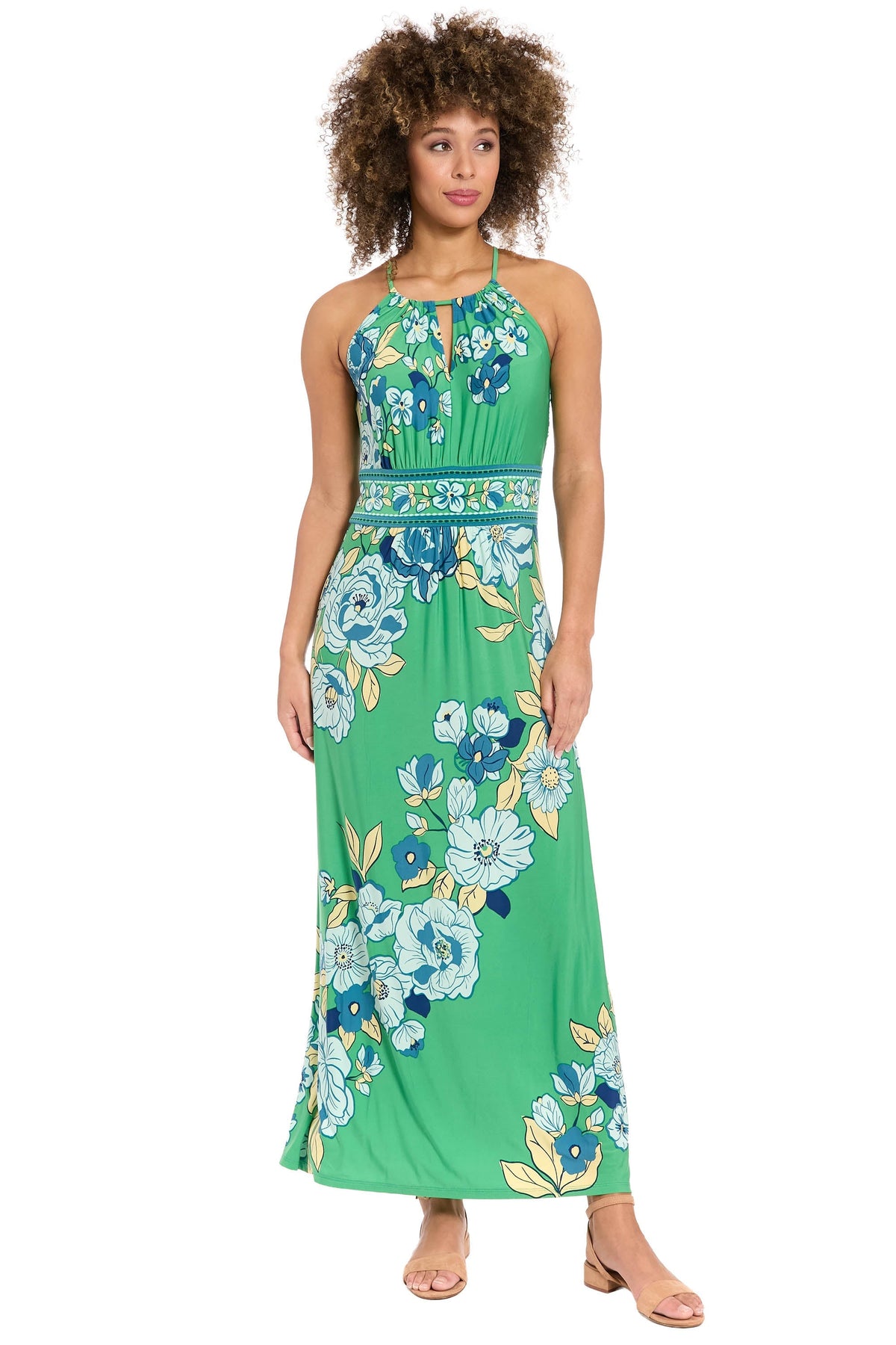 Morris Maxi in Diagonal Roses
