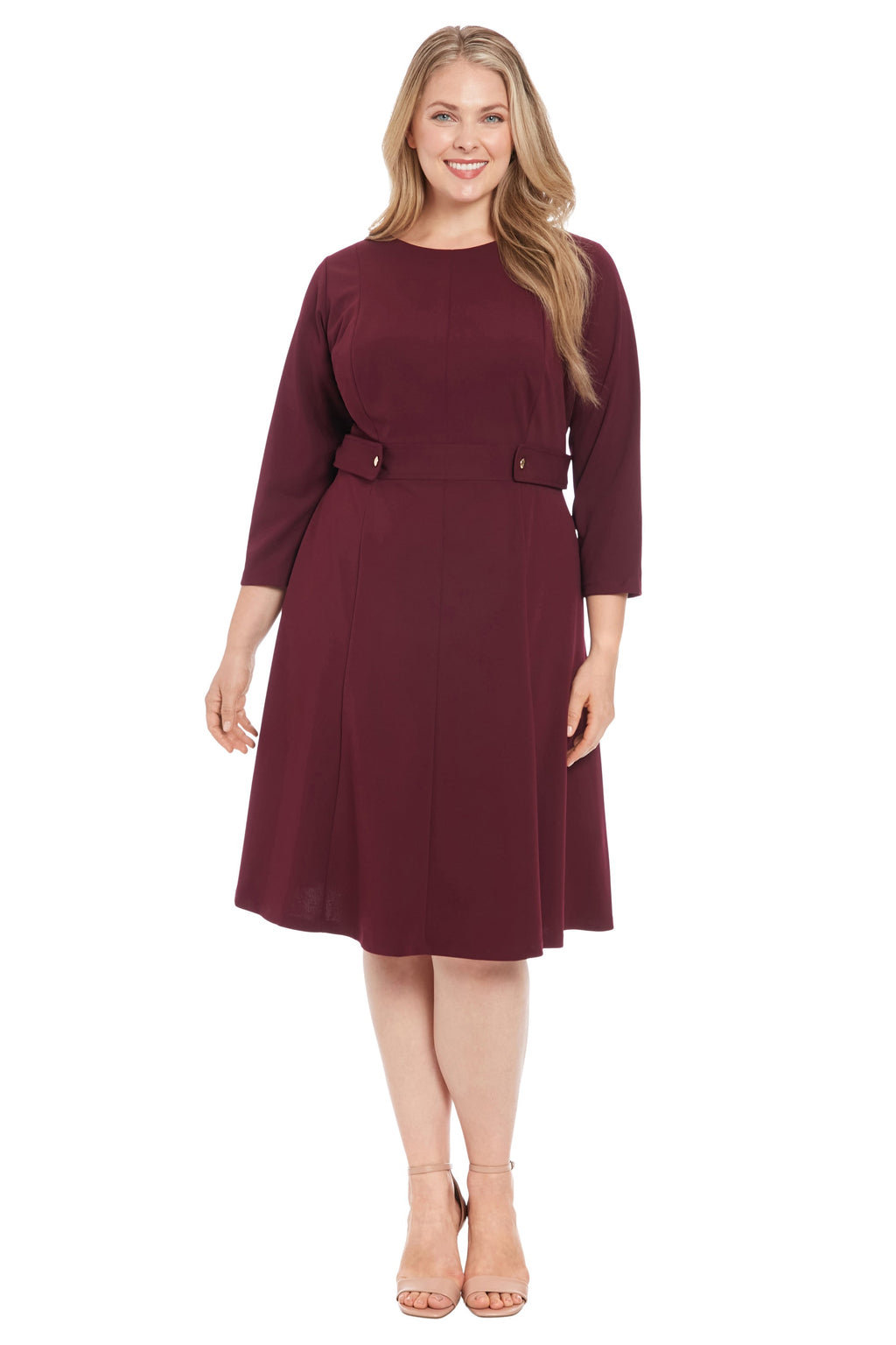 Saie A-line Midi Dress