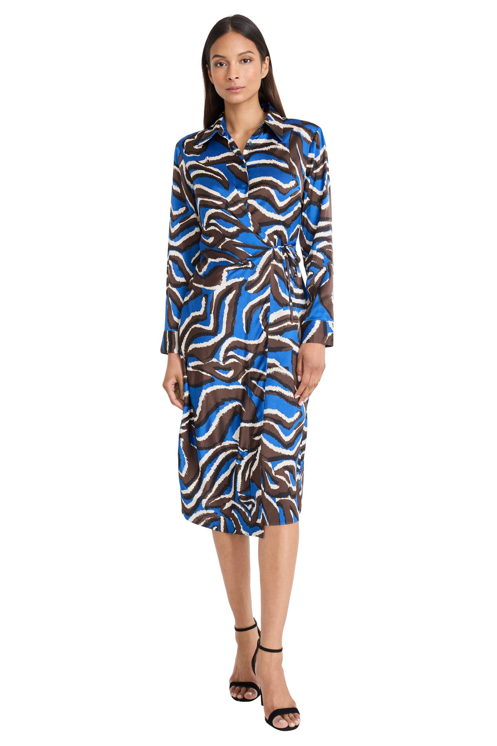 Luz Long Sleeve Midi Wrap - FINAL SALE