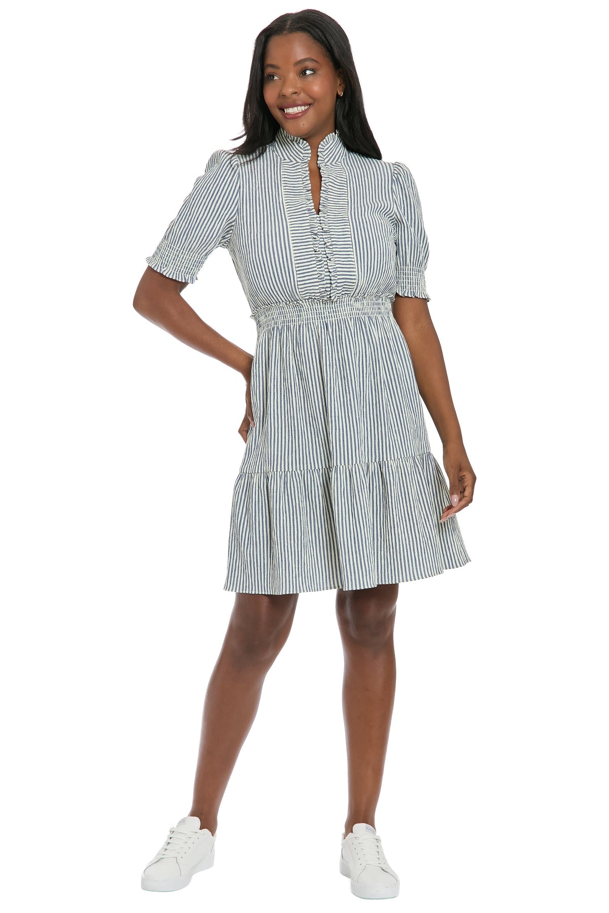 Nevis Petite Puff Sleeve Dress