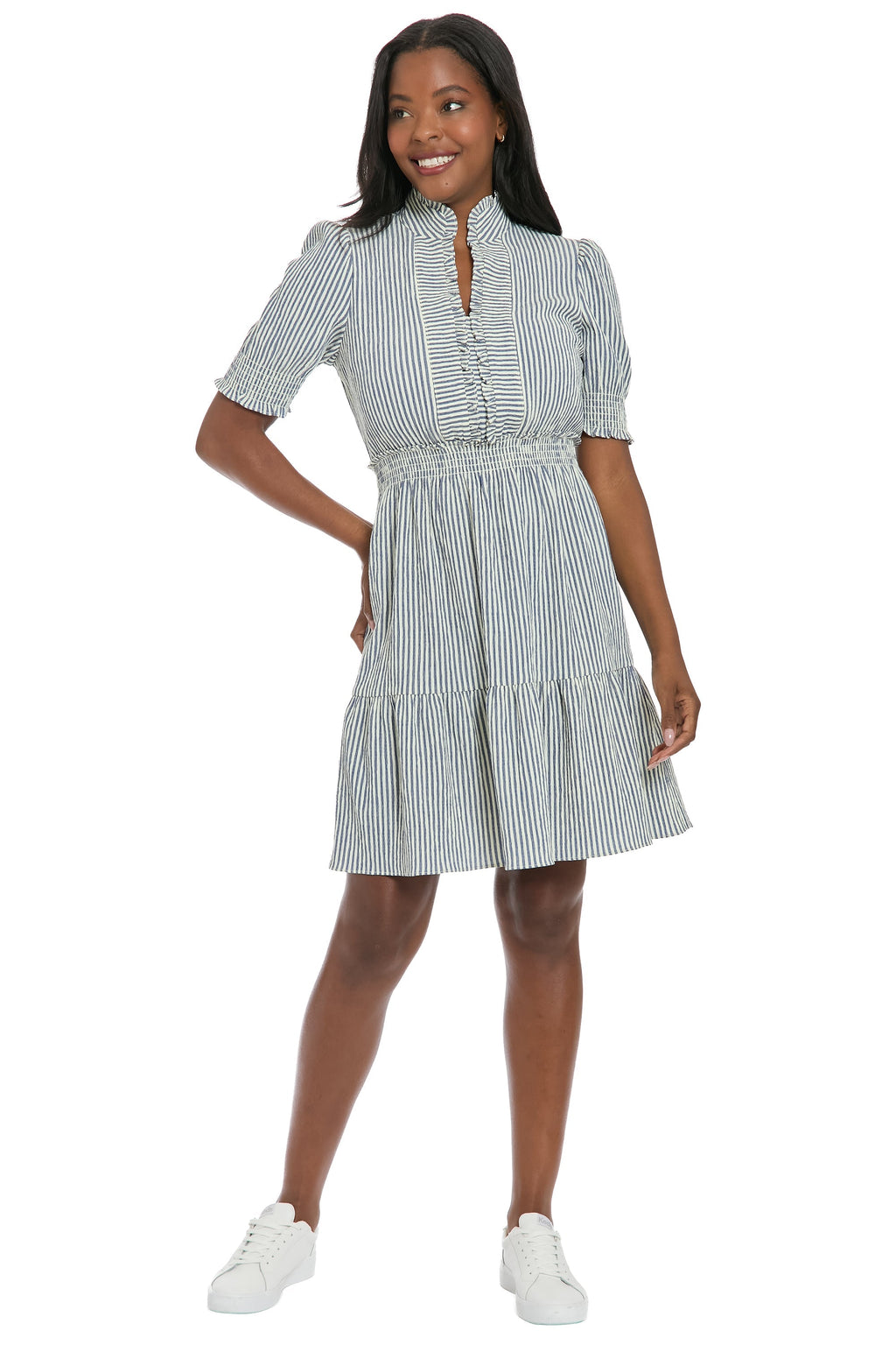 Nevis Petite Puff Sleeve Dress