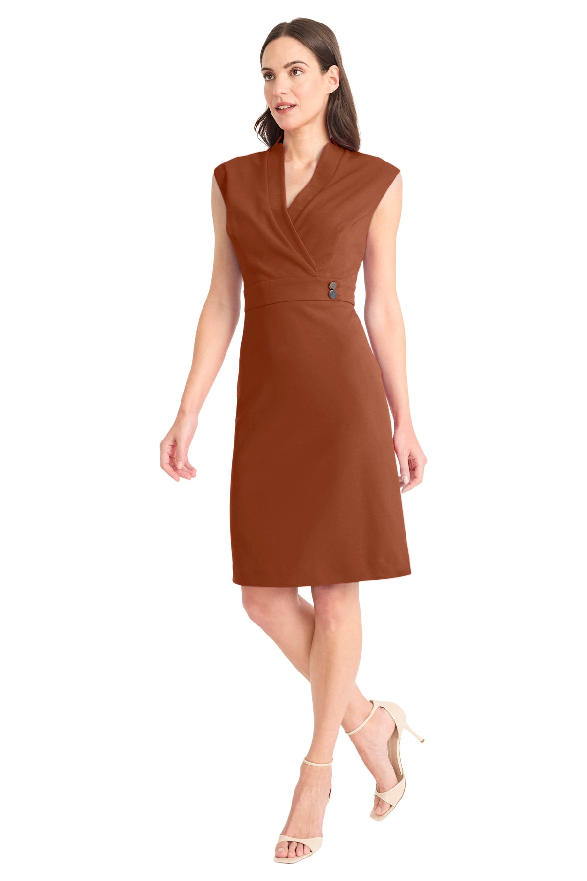 Sabine Sleeveless Tuxedo Dress - FINAL SALE