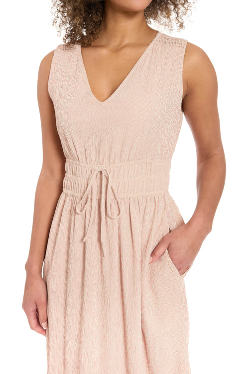 Lorene Seersucker Smocked Waist Maxi - FINAL SALE