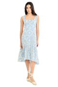 Margarita Floral Lace Tiered Midi Dress