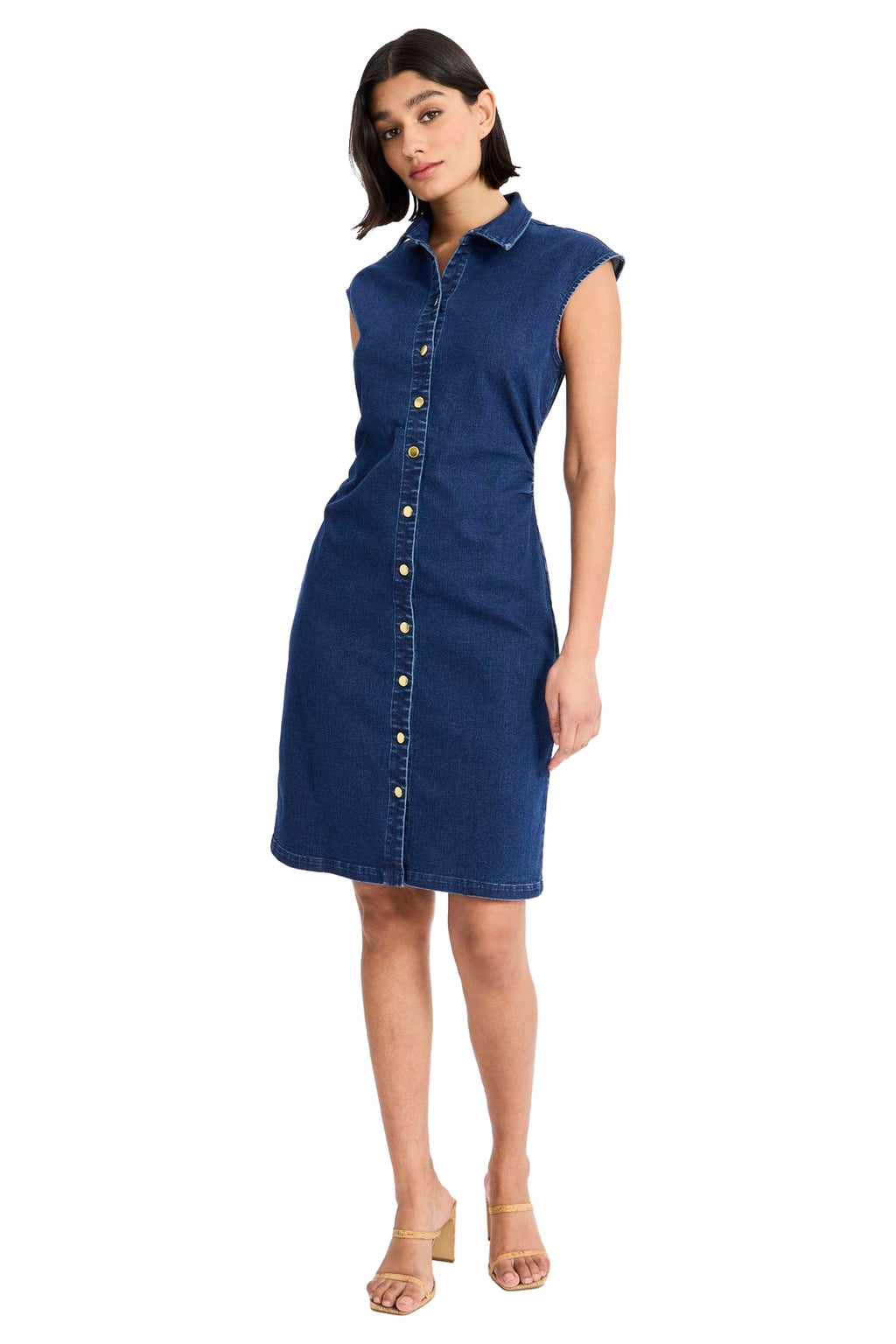 Ralph Cotton Stretch Denim Shirtdress