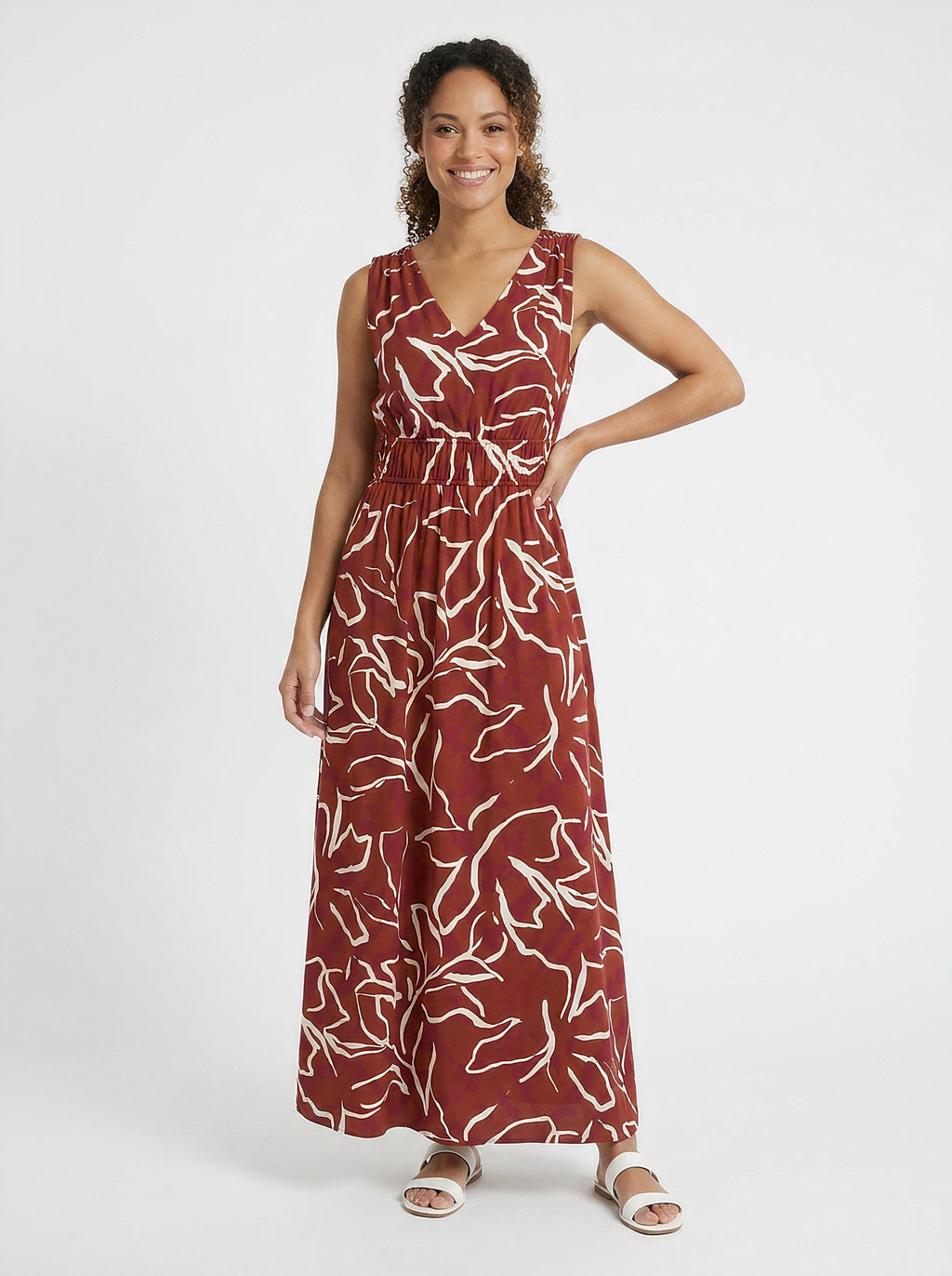 Odessa Smocked Waist Maxi