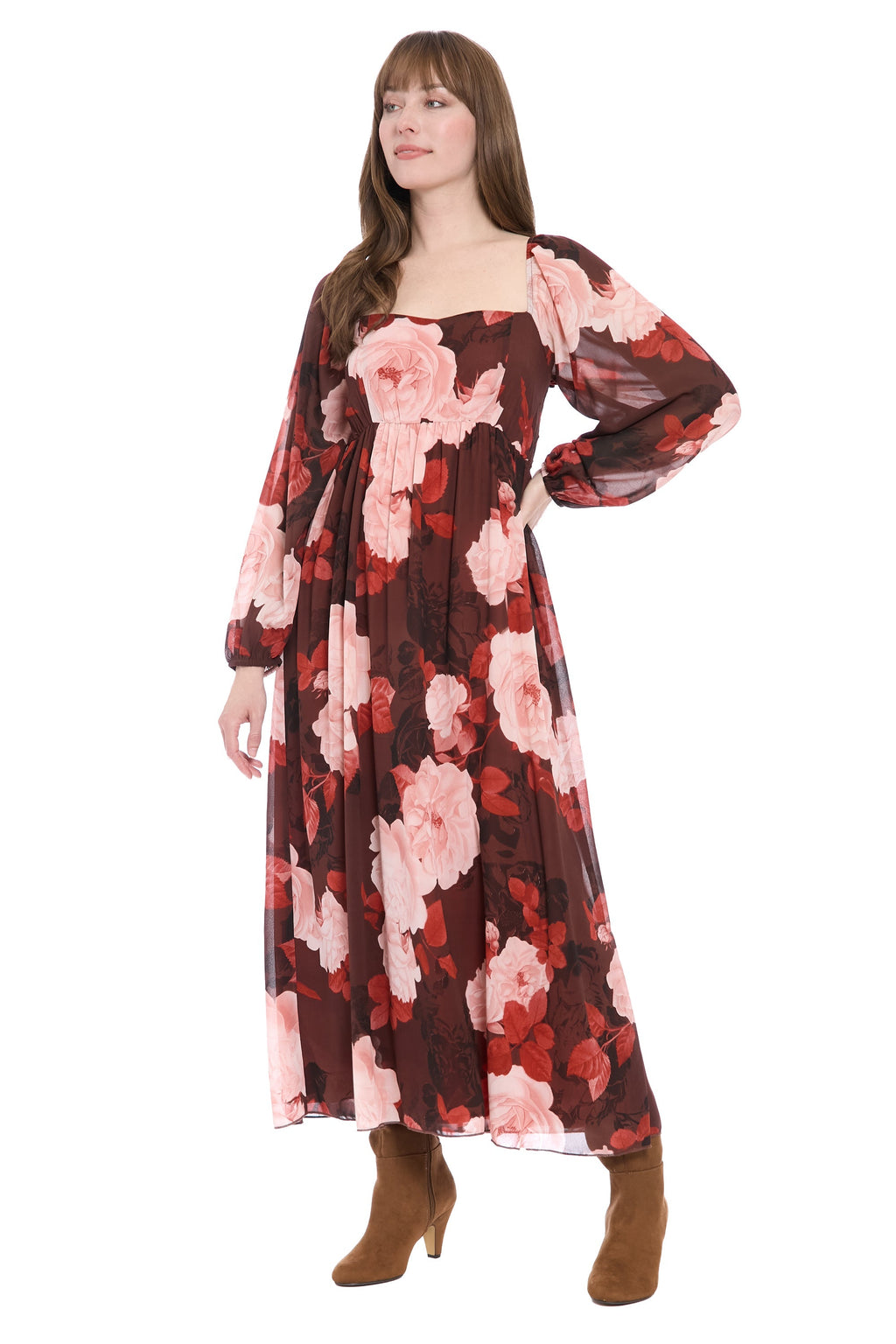 Trudie Maxi Babydoll Dress