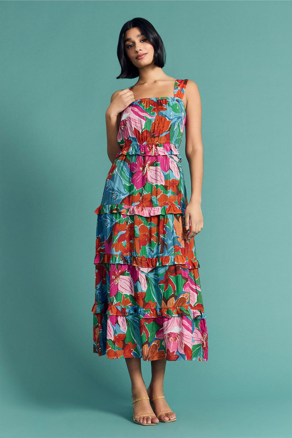 Martha Tiered Ruffle Midi - FINAL SALE